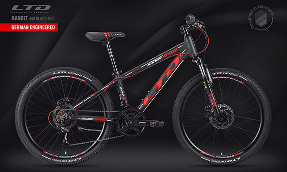  LTD Bandit 440 Black-Red 7-14 